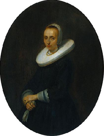 Gerard ter Borch the Younger Portrait of Johanna Bardoel (1603-1669). oil painting picture